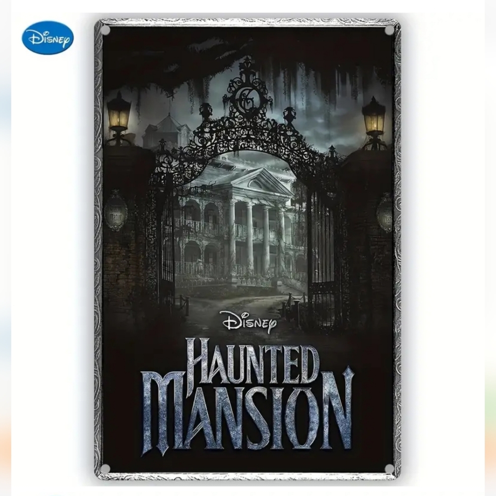 Disney Haunted Mansion metal 8x12 sign